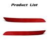 63147285745 63147285746 Reflective Strips For BMW 3 Series F31 Estate 2011-2015 316I 320I Rear Bumper Brake Warning Stop Light