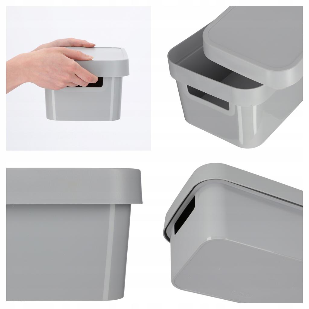 Curver Container Box With Lid 4.5L Gray