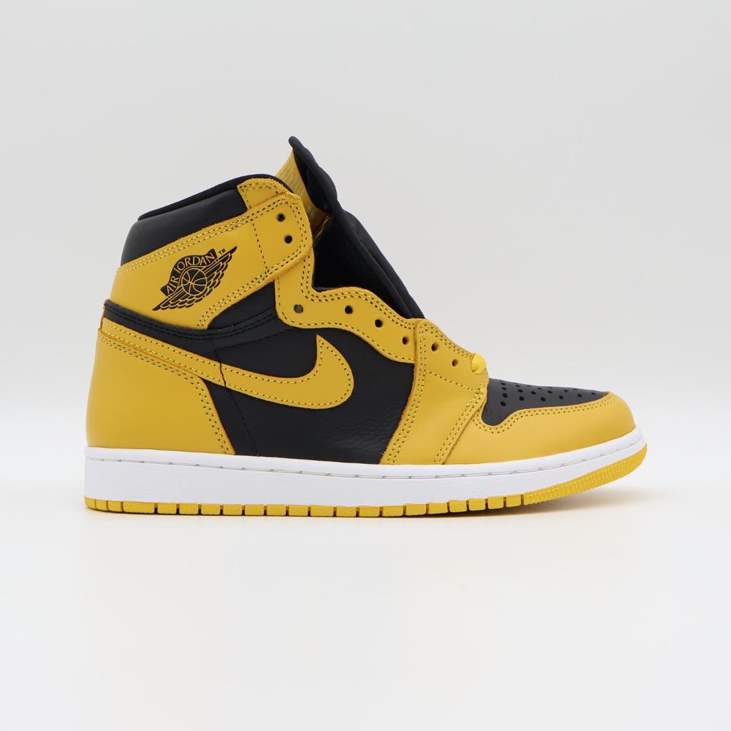 555088-701 Nike Air Jordan 1 High OG Pollen Black White Yellow Gold (Men's)