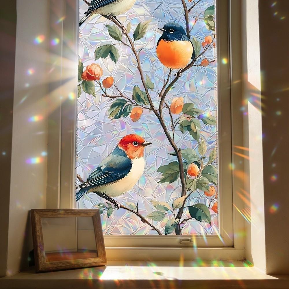 Self Adhesive Glass Sticker PVC Electrostatic Glass Sticker New Window Sticker Window Decoration