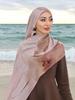 S Muslim Watercolour Print Hijabs Women Islamic Ramadan Headscarf Deer Cotton Foulard Femme Shawl Wrap Foulard Bandana