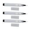 3pcs Empty Refillable Brush Pen for Makeup Portable Transparent Cosmetic Container Pens Applicator