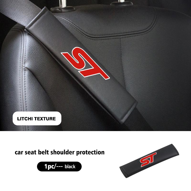 1/2PCS Car Seat Belt Covers Shoulder Cushion Protector Pad For Ford Fiesta mk7 mk5 mk8 mk4 mk6 1995-2011 2012 2013-2023