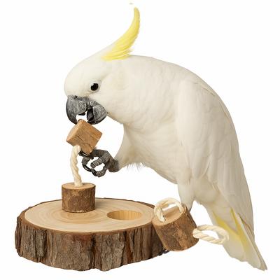 Bark Wood Puzzle - Papuzie Puzzle Z Naturalnego Drewna