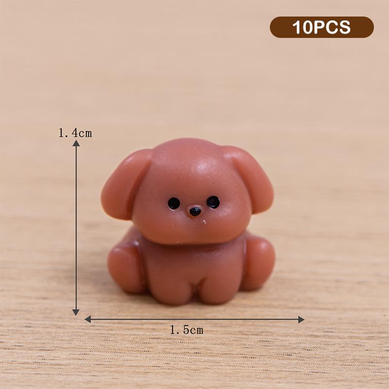 Creative And Cute Micro Landscape Ornaments Small Dogs Animal Resin Crafts Automotive Decoration Ornaments