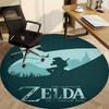 1pc Legend Zelda Office Round Area Rug, Under Office Chairs Bedroom Living Room Home Decor, Room Decoa1016218