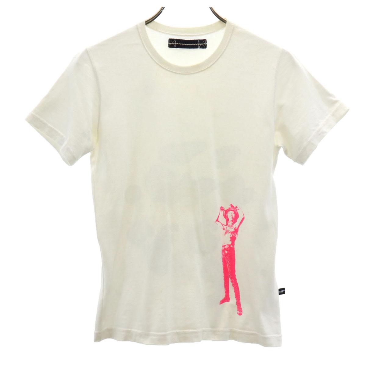 

ISSEY MIYAKE made in Japan Short sleeve T-shirt 2 white Women Used