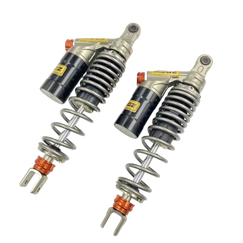 2pcs Motorcycle Universal 360mm 370mm Rear Adjust Air Shock Absorbers Suspension For Honda Yamaha Kawasaki Suzuki Ducati ATV