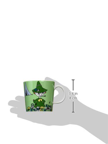 ARABIA Moomin Mug, Snufkin, Green (Parallel Import) 64-1180-100098-6