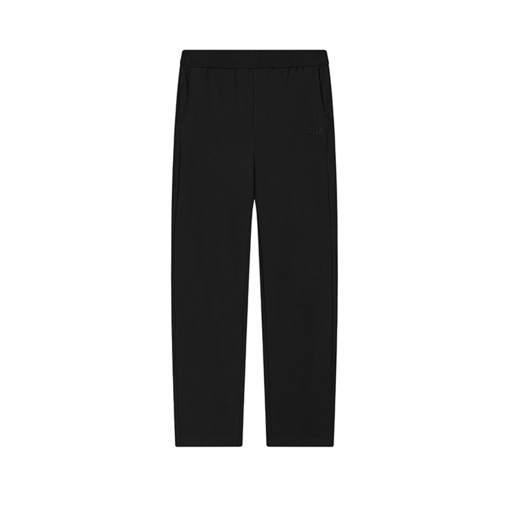 FILA Heritage Classic Versatile Straight Leg Casual Minimalist Comfortable Knit Sports Pants Women pants F11W538607F-BK