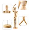 8 Zoll Holz-Mannequin Körperproportionen Zeichen-Mannequin 14 drehbare Gelenke Verschiedene Formen Kunst-Mannequin für Künstler Kinder
