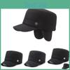 Elderly Middle Aged Hats Big Heads Protective Ear Winter Warmth Thickened Velvet