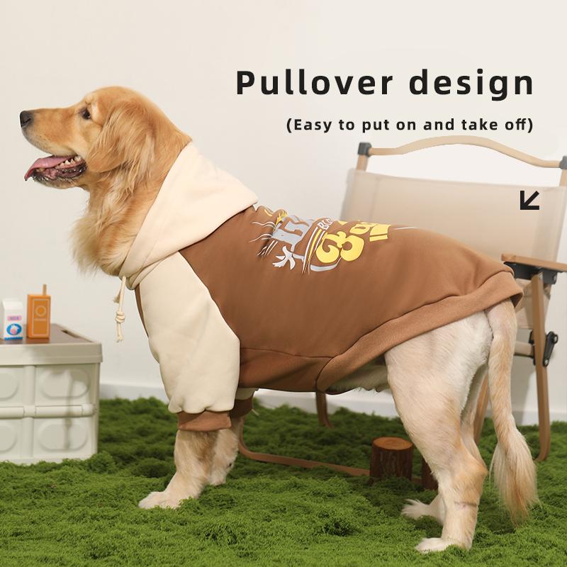 HOOPET Dog Clothes Fall and Winter Models Labrador Dogs Border Collie Pet Clothing Spring and Large Dog Sweater Winter