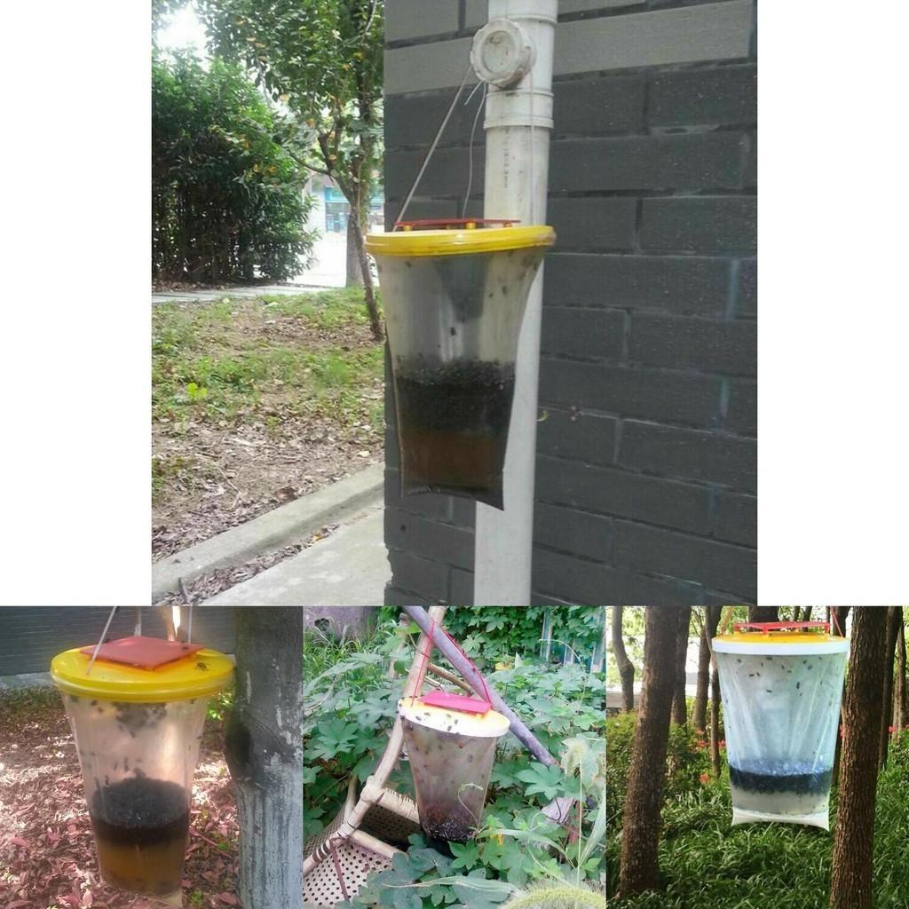 Non-toxic Fly Bag Trap For Fast Results Insect Killer For Outdoor Use Only