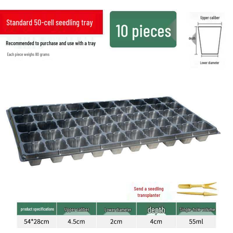 Thickened Plastic Succulent Seedling Tray for Cultivation & Cutting