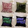 Pierce The Veil Cushion Cover Silky Short Plush Double-Sided Printed Pillow Case for Sofa All Seasons Home Decor Gift