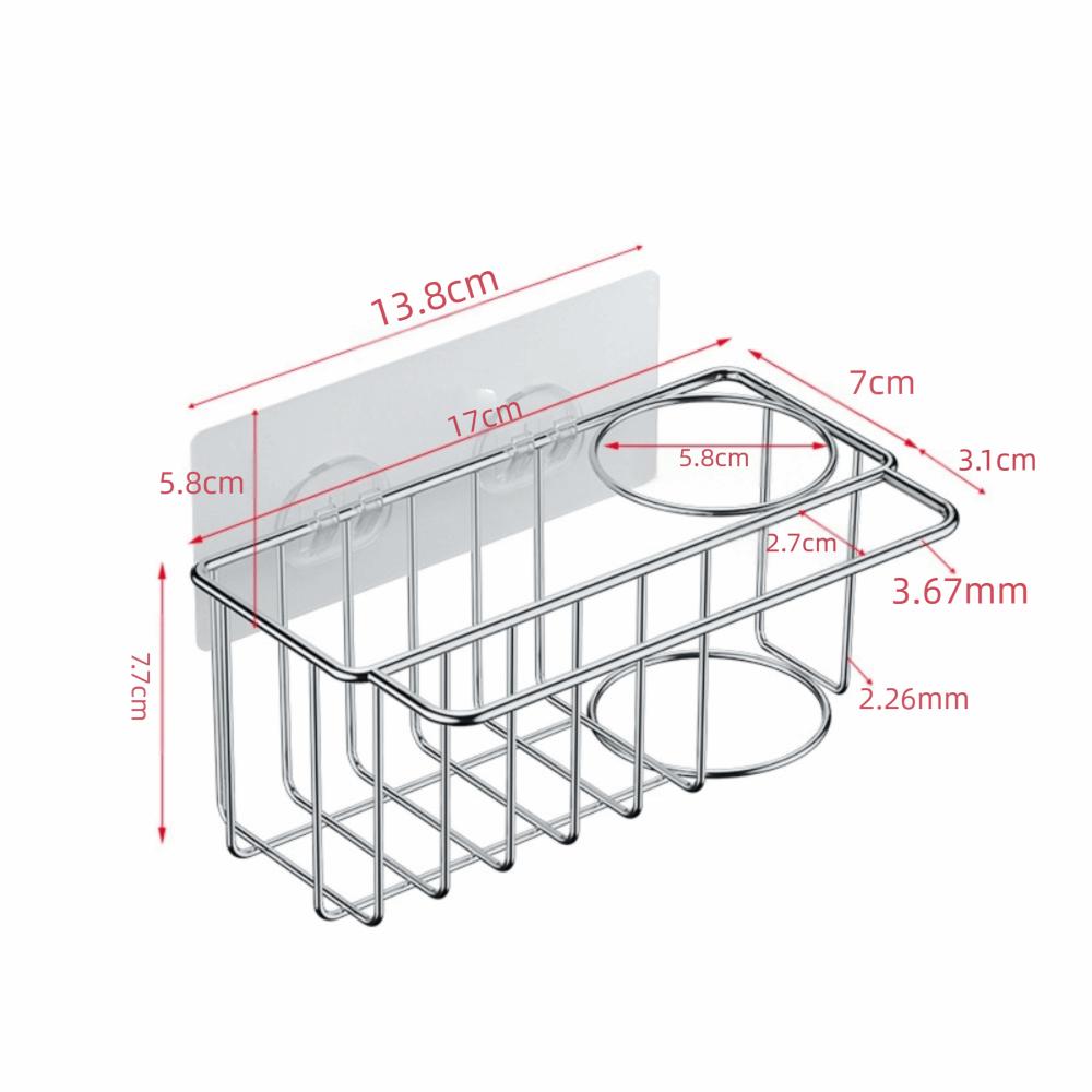 Rust Resistant Sponge Holder Stainless Steel Kitchen Drying Rack Sink Organizer  Kitchen Sink