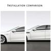6Pcs Universal Car Air Flow Vent Hoods for Most Cars Carbon Fiber Side Sticker Exterior Accessories