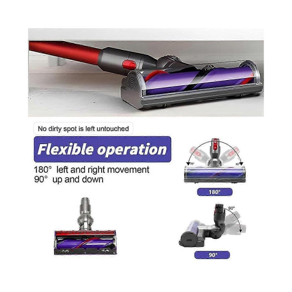 Testa compatibile Dyson V7 V8 V10 V11 V15 Aspirapolvere Spazzola per Pavimenti Testina Ricambi