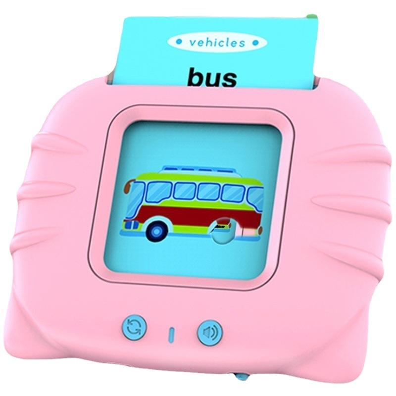 

Новая просветительская карточка для обучения, машина для раннего развития, детская просветительская машина для английских карточек, обучающая машина, аудиоразвивающие игрушки 112 cards розовый