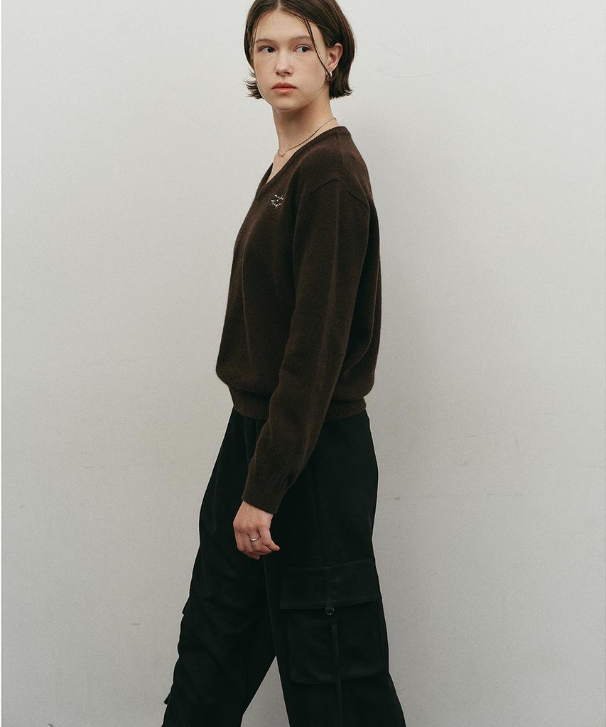 MAKE A TOAST Suede Cargo Pants Black Mbefpa008Bk