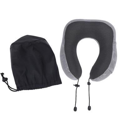 Travel Pillow Memory Foam Travel Neck Pillow Portable U Shape Airplane Pillow with Storage Bag for