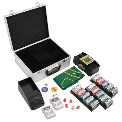 Vidaxl Poker Chip Set, 300 Pcs, 11.5 G