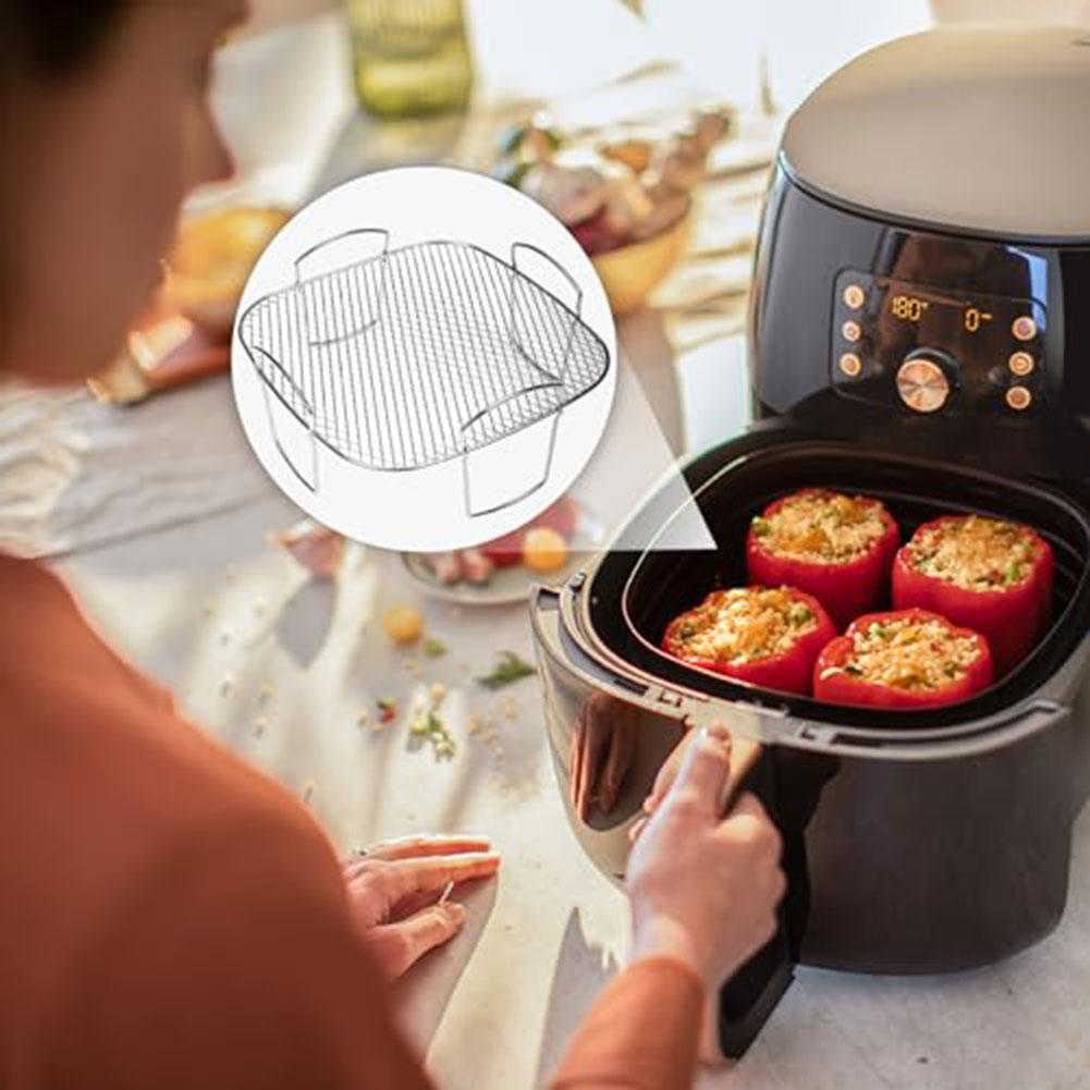 Air Fryer Accessories Barbecue Rack Stainless Steel Rack Even Heating