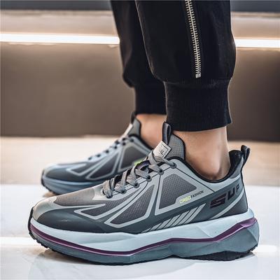 Sneakers New Outdoor Leisure Hiking Men's Shoes Lace-up Wear-resistant Running Shoes Spring and Autumn Youth Jogging Shoes