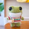 11.8 IN Frog Plush Toys Cute Plush Stuffed Doll Toy Cartoon Animal Toy Gift for Children Girls Friends