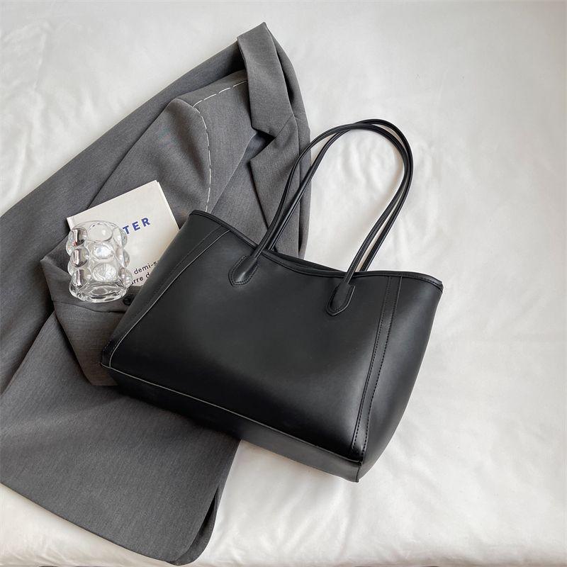 Women's High-Capacity Versatile Tote - 2025 Spring/Summer Shoulder Bag for Work and Commute