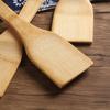 1/3pcs30cm Wooden Non-stick Spatula Spatula Rice Spoon Long Handle Unpainted Bamboo Spatula Household Kitchen