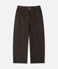 Drawfit Semi-Wide Twist Cation Pants [Brown]