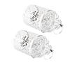 2 Pcs Bird Cage Candle Holder Vintage Exquisite Elegant Hollow Out Pattern Metal Candlestick for Party Decoration