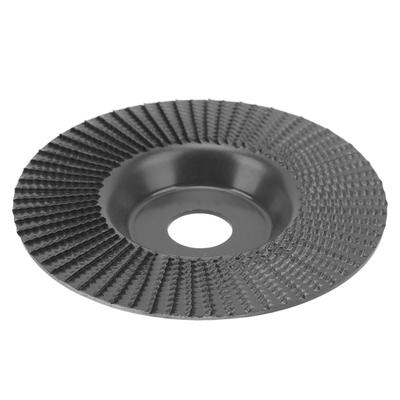 Ahşap Oyma Diski Şekillendirme Tekerleği 125mm Tungsten Karbür Aksesuarı Ahşap İşleme İçin Siyah