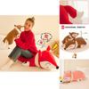 Fox Plush Toy With Extra Fluffy Short Fur Perfect For Sleeping Girls' Favorite 35cm 50cm 60cm 70cm 90cm 1.2m