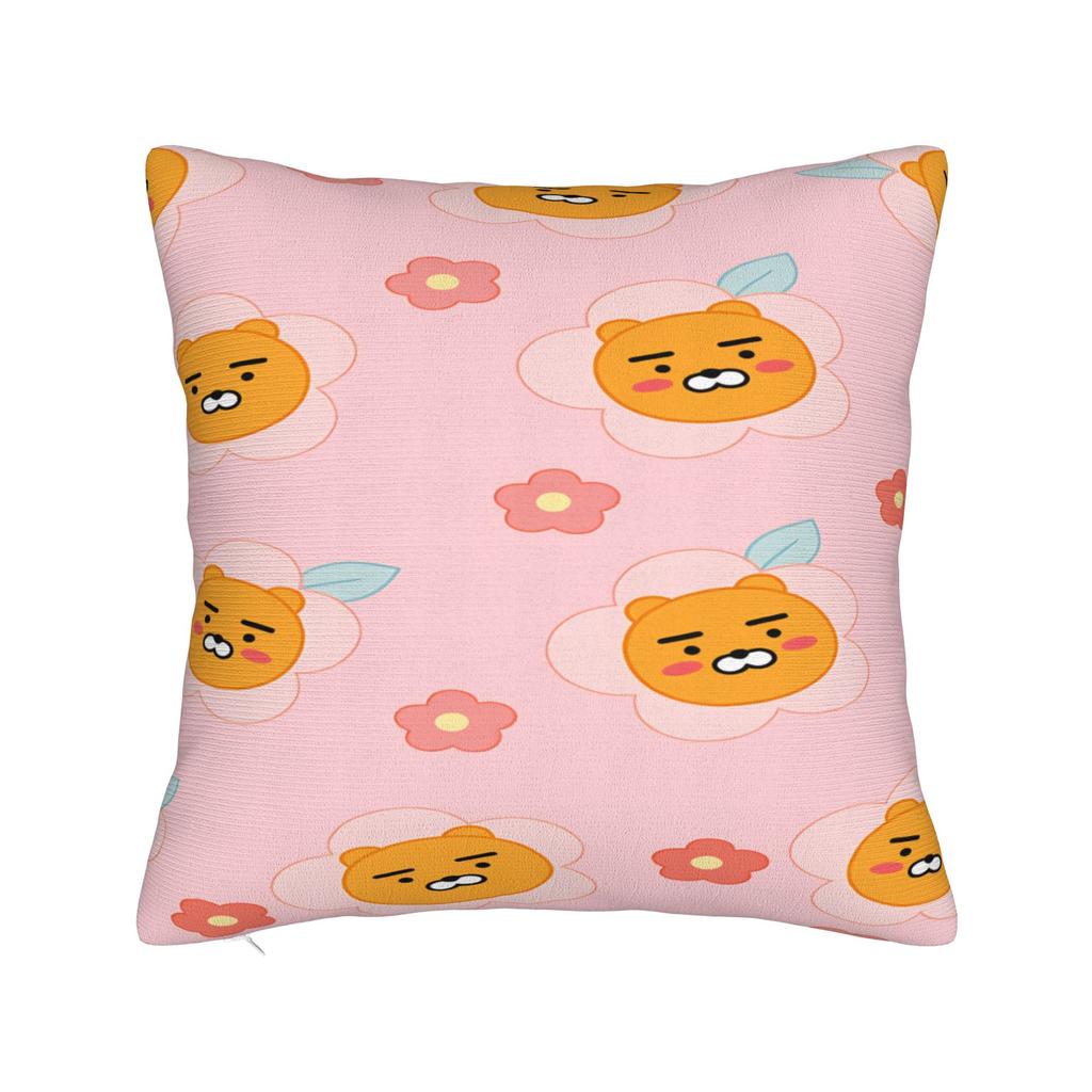 K-Kakaos F-Friends Choonsiks Pillowcases  Novelty Pillow Case For Sofa Car Home Decor Soft Pillow Cover