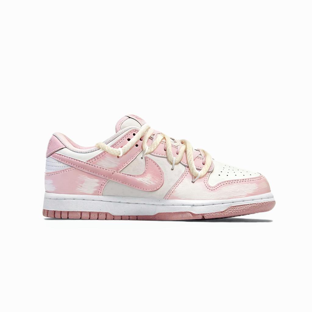 Nike Dunk Low Top Skateboard Shoes Women's White Pink FB9109-125(Team1573-Dea)