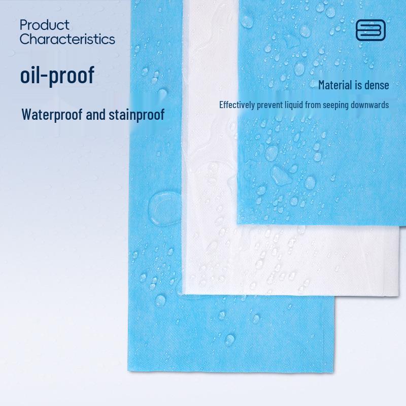 100 Disposable Waterproof Oil-Proof Bed Sheets with Hole for Spa, Beauty Salon, or Massage Table