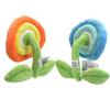 Super Mario Plush Toy Orange Flame Flower Blue Ice Flower Sun Flower Stuffed Doll E