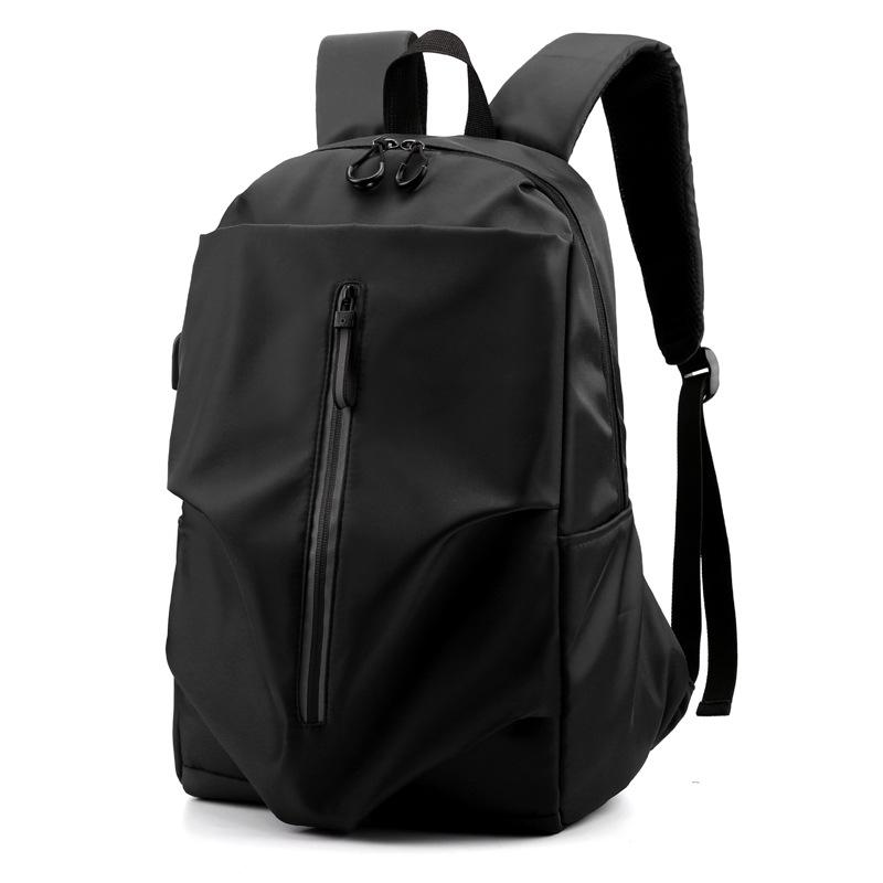 Polyester student bag female campus student backpack simple male