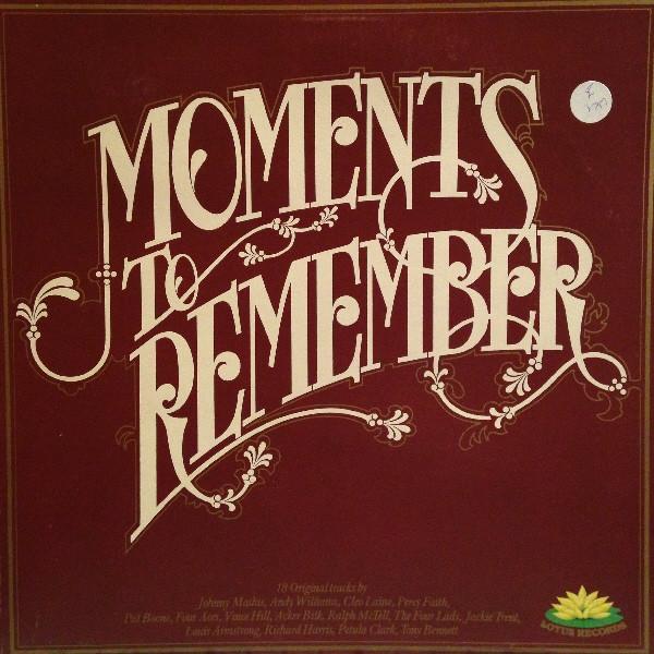 

LP Record VARIOUS - Moments To Remember WH5002 Lotus Records 1978 UK Pop Used