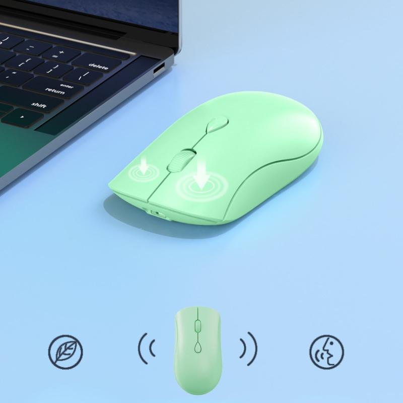 Souris sans fil Bluetooth avec souris USB Rechargeable pour ordinateur portable PC souris de jeu Gamer 2.4 GHZ