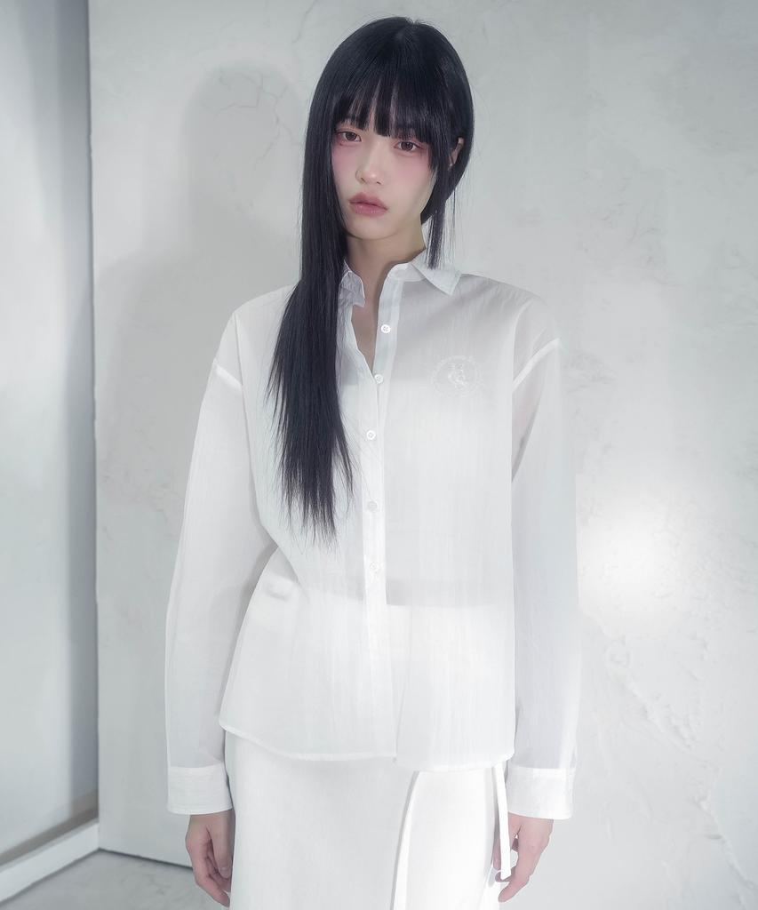 VIVACIOUS Winnie Solid See-Through Shirt_4 Colors
