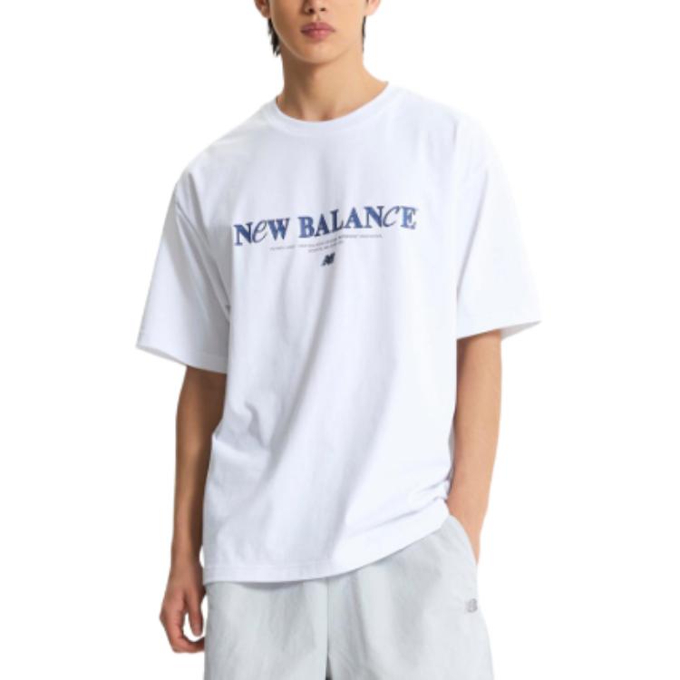 New Balance T Shirt Men s White NBNEF21433-10 L