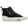 Li Ning CF Wear resistant And Lightweight High top Skateboard Shoes Men's Black White AGCR319-2