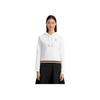 Fila Modern Heritage Series Comfortable Youthful Long Sleeve Sweatshirt Women Sweatshirt White F11W031206F-WT
