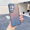 KEYSION Laser Gradient Colorful Phone Case for Samsung Galaxy S24 S25 S26 Ultra 5G S26+ S25 FE TPU+PC Shockproof Back Cover