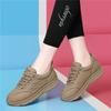Women's Platform Casual Sports Shoes Versatile Women's Autumn and Winter New Mother Round Head Lace-up Soft-soled Women's Shoes