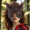 Materiał PP Maska Sowy Realistyczny Design Maska Głowy Zwierzęcia Maska na Głowę Maska Kostiumowa na Halloween Mardi Gras
